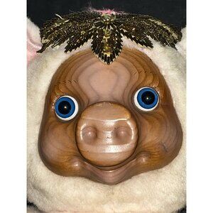 Violet Pig Plush 1994 Vintage Wood Faced Lg Doll Robert Raikes Circus Sow Cute